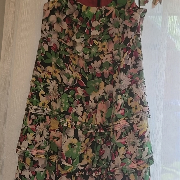 Moulinette soeurs floral silk dress size 10 - Picture 3 of 10